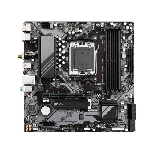 Материнская плата, Gigabyte, A620M GAMING X AX (4719331854911), AM5, A620, 4xDDR5 4800/5200/8000(OC), 4xSATA3, 1xM.2 (PCIe 4.0 x4/x2), RAID, 1xHDMI, 1хDP, 1xPCI-Ex16, 1xPCI-Ex1, WiFi, mATX