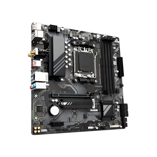 Материнская плата, Gigabyte, A620M GAMING X AX (4719331854911), AM5, A620, 4xDDR5 4800/5200/8000(OC), 4xSATA3, 1xM.2 (PCIe 4.0 x4/x2), RAID, 1xHDMI, 1хDP, 1xPCI-Ex16, 1xPCI-Ex1, WiFi, mATX