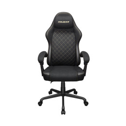 Игровое компьютерное кресло, Cougar, Fusion EX Gold F, CGR-FXF-GLB, Тканное покрытие, (Ш)63*(Г)45*(В)119(126) см, Чёрно-золотой