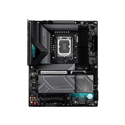 Материнская плата, Gigabyte, Z890 EAGLE PLUS (4719331880750), LGA1851, iZ890, 4xDDR5 9466+(OC), 4xSATA3, 4xM.2 (1*PCI-E 5.0x4/x2, 2*PCI-E 4.0x4/x2, 1*PCI-E 4.0x4/x2 или SATA3), Raid, 1*DP, 1*USB4® (исполнение USB Type-C®), 3xPCI-Ex16, ATX