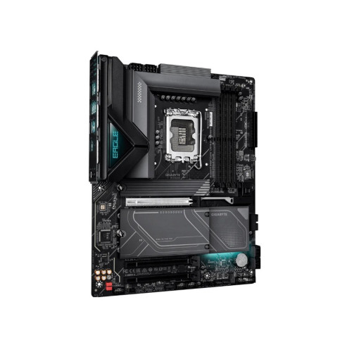 Материнская плата, Gigabyte, Z890 EAGLE PLUS (4719331880750), LGA1851, iZ890, 4xDDR5 9466+(OC), 4xSATA3, 4xM.2 (1*PCI-E 5.0x4/x2, 2*PCI-E 4.0x4/x2, 1*PCI-E 4.0x4/x2 или SATA3), Raid, 1*DP, 1*USB4® (исполнение USB Type-C®), 3xPCI-Ex16, ATX