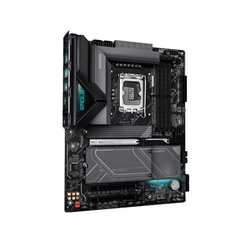 Материнская плата, Gigabyte, Z890 EAGLE WIFI7 PLUS (4719331880842), LGA1851, iZ890, 4xDDR5 9466+(OC), 4xSATA3, 4xM.2 (2*PCI-E 4.0x4/x2, 1*PCI-E 5.0x4/x2, 1*PCI-E 4.0x4/x2 или SATA3), Raid, 1*DP, 1*USB4® USB Type-C®, 3xPCI-Ex16, WiFi, ATX