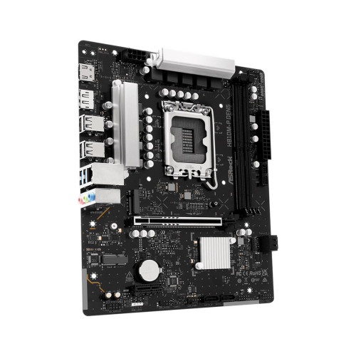 Материнская плата, ASRock, H810M-P Gen5 (4711581494206), LGA1851, H810, 2xDDR5 6400, 4xSATA3, 1xM.2 (1*PCI-E 4.0x4), 1xHDMI, 1xDP, 1xPCI-Ex16, 1xPCI-Ex1, mATX