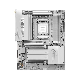 Материнская плата, ASRock, X870 Challenger WiFi White (4711581493865), AM5, X870, 4xDDR5 8000+(OC), 2xSATA3, 4xM.2 (2*PCIe Gen4x4, 1*PCIe Gen5x4, 1*PCIe Gen4x2), RAID, 1xHDMI, 2xUSB4 Type-C®, 2xPCI-Ex16, WiFi, ATX