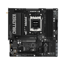 Материнская плата, ASRock, B850M Challenger WiFi (4711581494138), AM5, B850, 4xDDR5 8000+(OC), 4xSATA3, 2xM.2 (1*PCIe Gen5x4, 1*PCIe Gen4x4), RAID, 1xHDMI, 2xPCI-Ex16, 1xPCI-Ex1, WiFi, mATX