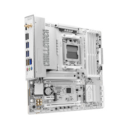 Материнская плата, ASRock, B850M Challenger WiFi White (4711581494145), AM5, B850, 4xDDR5 8000+(OC), 4xSATA3, 2xM.2 (1*PCIe Gen5x4, 1*PCIe Gen4x4), RAID, 1xHDMI, 2xPCI-Ex16, 1xPCI-Ex1,WiFi, mATX