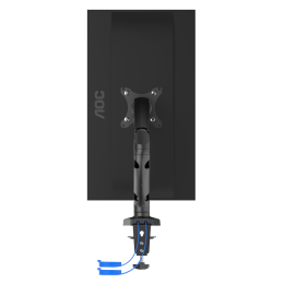 Крепление для мониторов AOC, диаг. экр. от 13'' до 31,5'', 2-9 кг. USB-hub AS110DX. Механический кронштейн AS110 с газовой пружиной и встроенным USB-концентратором дает возможность легко установить монитор в оптимальное положение