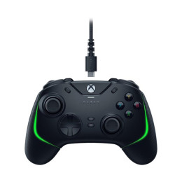 Геймпад, Razer, Wolverine V2 Chroma, RZ06-04010100-R3M1, Работает с Xbox One, Xbox Series X | S или ПК (Windows® 10 и выше), 6 дополнительных многофункциональных кнопок, Сменные насадки джойстиков, Аналоговый аудио разъем 3,5 мм, Чёрный