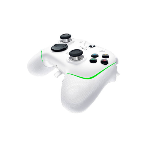 Геймпад, Razer, Wolverine V2 Chroma - White, RZ06-04010200-R3M1, Работает с Xbox One, Xbox Series X | S или ПК (Windows® 10 и выше), 6 дополнительных многофункциональных кнопок, Сменные насадки джойстиков, Аналоговый аудио разъем 3,5 мм, Белый