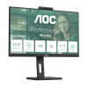 Монитор серии Pro-Line со встроенной WEB- Камерой 23,8" AOC 24P3QW IPS 1920x1080 75Hz 4ms 300cd/m 1000:1 2xHDMI 1xDP 1xUSB-B, 4xUSB 3.2, Встроенные колонки 2x5W. Регулировка по высоте до 150мм. Режим Портрета - ПОВОРОТ. 2MP Win Hello Webcam.