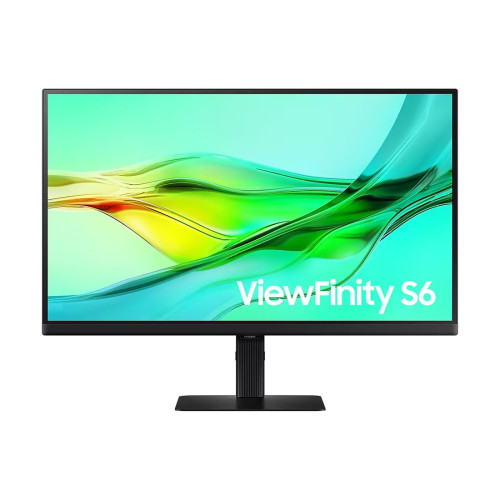 Монитор, Samsung, LS27D604UAIXCI, ViewFinity S6 QHD, 27", 2560x1440, IPS, 100 Гц, 16:9, 350 кд/м2, 1000:1, 5 мс, 178/178, 1.07 млрд., DP*1, HDMI*1, USB*3, USB-C*1, Аудиопорт*1, VESA 100*100 мм, Регулировка высоты/наклона/вращения/поворота, кабели HDMI/USB