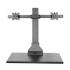 Настольный кронштейн для мониторов, Brateck, DWS10-T02, 13"-32", Нагрузка 2х8 кг., Наклон +/- 45°, Поворот +/- 90°, Вращение монитора +/- 180°, VESA 75x75,100x100