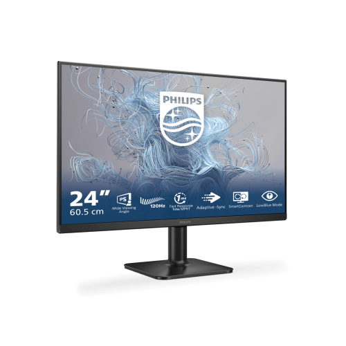 Монитор 23,8" PHILIPS 24E2N1110/01/0 IPS 1920x1080 120Hz 4мс 300кд/м 1300:1 1xHDMI 1xVGA Черный
