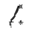 Настольный кронштейн с газлифтом,XG, MGA-1732, для мониторов 17"-32", Нагрузка 9 кг., Наклон + 90°~- 90°, Поворот +/- 90°, Вращение монитора +/- 180°, VESA 75x75,100x100, Регулировка по высоте 450 мм.
