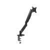 Настольный кронштейн с газлифтом,XG, MGA-1732, для мониторов 17"-32", Нагрузка 9 кг., Наклон + 90°~- 90°, Поворот +/- 90°, Вращение монитора +/- 180°, VESA 75x75,100x100, Регулировка по высоте 450 мм.