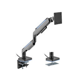 Настольный кронштейн с газлифтом,XG, MGG-1749 grey, для мониторов 17