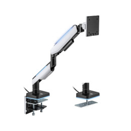 Настольный кронштейн с газлифтом,XG, MGG-1749 white, для мониторов 17