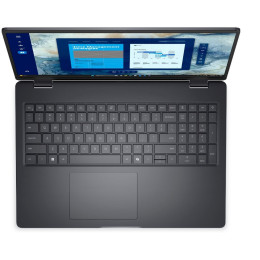 Ноутбук Dell/Pro 16 PC16250/3г/Core Ultra 5/235U/2 GHz/32 Gb/SSD/512 Gb/No ODD/Graphics/integrated/16 ''/1920x1200/Windows 11/Pro/Backlit Kb/Fingerpri