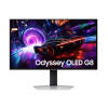 Монитор Odyssey OLED G8 4K 27" SAMSUNG LS27FG812SIXCI OLED 4K (3840x2160) 240Hz AMD FreeSync Premium Pro 0,03мс 250кд/м2 1млн:1 VESA Display HDR True Black 400 2xHDMI 1xDP 1xUSB-B 2xUSB3.2, Регулируемая по высоте 120мм, Поворот Экрана Pivot, Серебряный