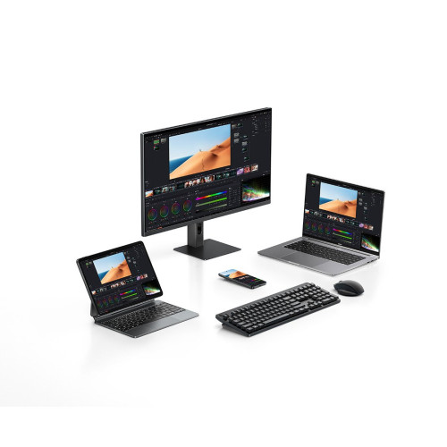 Монитор, Xiaomi, A27Qi 2026, P27QDA-RAGL, 27", 2560x1440, IPS, 120 Гц, 16:9, 250 кд/м2, 1000:1, 6 мс, 178/178, 16.7 млн., DP*1, HDMI*1, Аудиопорт*1, DC jack x1, VESA 75*75 мм, кабель HDMI в комплекте, Чёрный