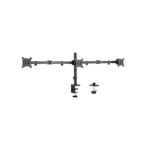 Настольный кронштейн для мониторов, XG, MG-1727T, 17"-27", Нагрузка 3х7 кг., Наклон +/- 45°, Поворот +/- 90°, Вращение монитора +/- 180°, VESA 75x75,100x100