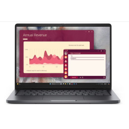 Ноутбук Dell/Pro 14 PC14250/3г/Core Ultra 7/265U/2,1 GHz/16 Gb/SSD/512 Gb/No ODD/Graphics/Integrated/14 ''/1920x1200/Windows 11/Pro/64/Fingerprint Rea