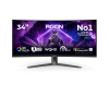 Монитор Игровой 34" AOC AG346UCD QD-OLED 3440x1440 175Hz 0.03ms 1000cd/m2 1,5M:1 3xUSB 2xHDMI 1xDP 2x8W AudioOut 21:9 178/178 изогнутый черный/серый/текстура