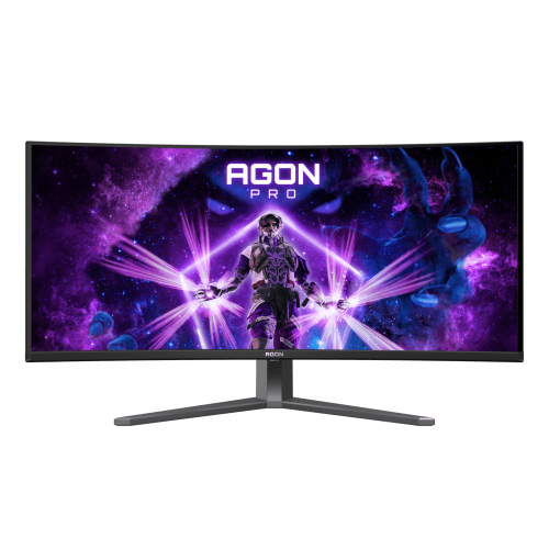Монитор Игровой 34" AOC AG346UCD QD-OLED 3440x1440 175Hz 0.03ms 1000cd/m2 1,5M:1 3xUSB 2xHDMI 1xDP 2x8W AudioOut 21:9 178/178 изогнутый черный/серый/текстура
