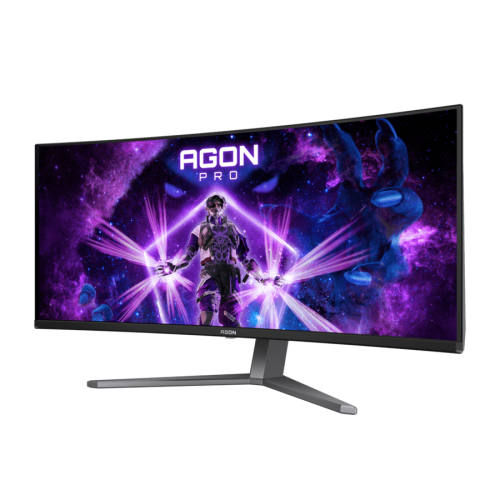 Монитор Игровой 34" AOC AG346UCD QD-OLED 3440x1440 175Hz 0.03ms 1000cd/m2 1,5M:1 3xUSB 2xHDMI 1xDP 2x8W AudioOut 21:9 178/178 изогнутый черный/серый/текстура