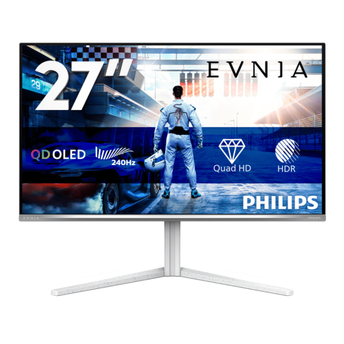 Монитор 27" PHILIPS 27M2N6501L/00/01 QD-OLED 2560x1440 240Hz 0,03мс 400кд/м2 1,5 млн:1 2xHDMI 1xDP Белый