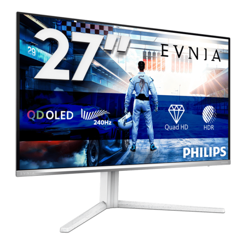 Монитор 27" PHILIPS 27M2N6501L/00/01 QD-OLED 2560x1440 240Hz 0,03мс 400кд/м2 1,5 млн:1 2xHDMI 1xDP Белый