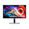 Монитор, Samsung, LS27HG802SIXCI, 27", 3840x2160, OLED, 240 Гц, 16:9, 250 кд/м2, 1000000:1, 0.03 мс, 178/178, 1.07 млрд., DP*1, HDMI*2, USB*2, Аудиопорт, VESA 100*100 мм, Регулировка высоты/наклона/вращения/поворота, кабели HDMI/DP в комплекте, Серебряный