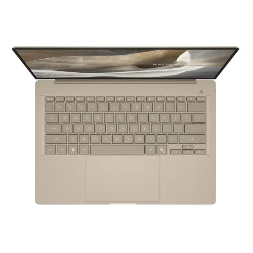 Ноутбук Asus/Zenbook A14/UX3407NA-QD152W/1г/Snapdragon/X2 Elite X2E88100/4 GHz/32 Gb/PCIe NVMe SSD/1000 Gb/No ODD/Adreno/Graphics/256 Mb/14 ''/1920x12