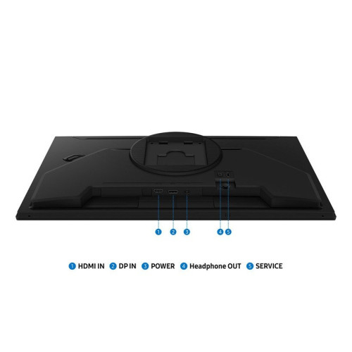 Игровой монитор Odissey G4 25" SAMSUNG LS25HG400EIXCI, IPS, FHD, 1920x1080, 300Hz, 1мс, 300кд/м2, 1000:1, 1xHDMI, 1xDP, 1xAudio Out, HDR10, Регулировка высоты 105мм, HAS PIVOT, Черный, LS25HG400EIXCI