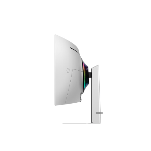 Игровой монитор 49" Odyssey OLED G9 G93SD SAMSUNG LS49DG932SIXCI, DQHD, 1800R, 5120x1440, 240Hz, 0.03мс, 250кд/м2, 1млн:1, 1xHDMI, 1xDP, 1xMicroHDMI 1xAudio Out, HDR10, HDR10+ Gaming, Регулировка высоты 120мм, HAS, Серебристый, LS49DG932SIXCI
