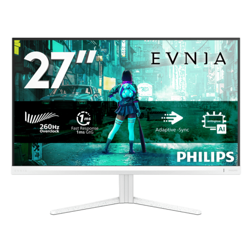 Монитор 27" PHILIPS 27M2N3201PL/01/00 Fast IPS 1920x1080 260Hz 1мс 300кд/м2 1000:1 1xHDMI 1xDP 1xAudioOut Белый