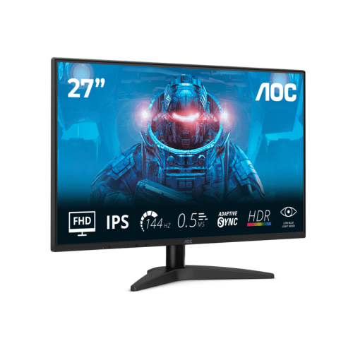 Монитор 27" AOC 27B36X IPS 1920x1080 144Hz 0.5ms 300cd/m2 1500:1 178/178 1xHDMI 1xDP 1xAudioOut Черный