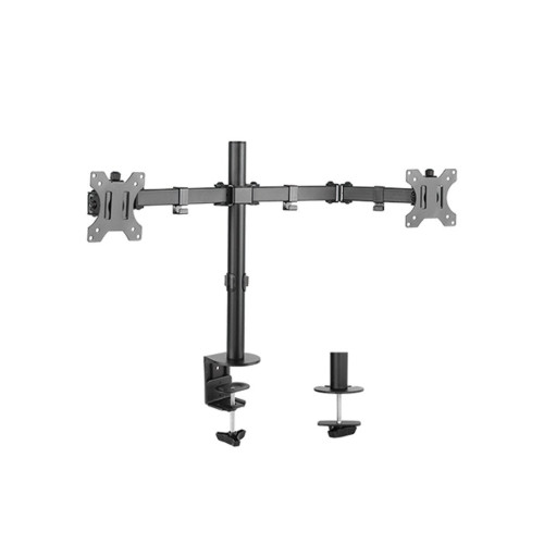 Настольный кронштейн для мониторов, XG, MGH-1332D, 13"-32", Нагрузка 2х8 кг., Наклон +/- 45°, Поворот +/- 90°, Вращение монитора +/- 180°, VESA 75x75,100x100