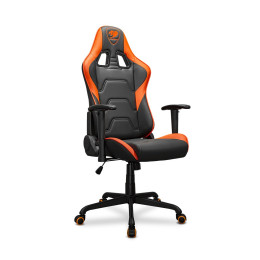 Игровое компьютерное кресло, Cougar, Armor Elite, Искусственная кожа PU AIR, (Ш)54,5*(Г)49*(В)126(133) см, Чёрно-Оранжевый