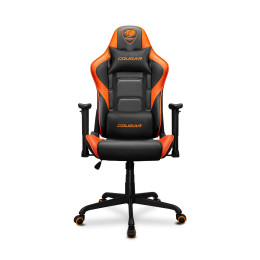 Игровое компьютерное кресло, Cougar, Armor Elite, Искусственная кожа PU AIR, (Ш)54,5*(Г)49*(В)126(133) см, Чёрно-Оранжевый