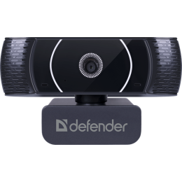 Веб-камера Defender G-Lens 2590 QHD, 3.7 Мп, 2160 x 1440, 30 к/с, встроенный микрофон, USB 2.0, кабель 1.4 м, черная