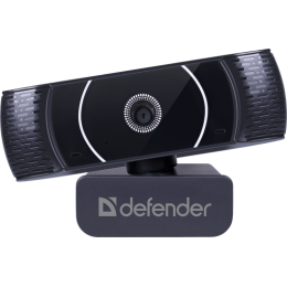 Веб-камера Defender G-Lens 2590 QHD, 3.7 Мп, 2160 x 1440, 30 к/с, встроенный микрофон, USB 2.0, кабель 1.4 м, черная