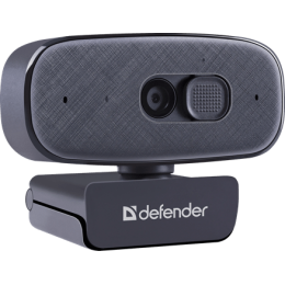 Веб-камера Defender G-Lens 2695 FullHD 2K 1520p, 2592 x 1520, 4 x цифровое увеличение, 30 к/с, встроенный микрофон, USB 2.0,  кабель 2 м, черная