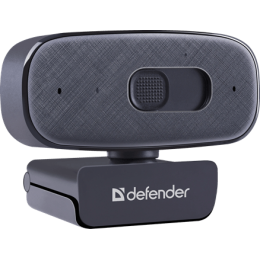 Веб-камера Defender G-Lens 2695 FullHD 2K 1520p, 2592 x 1520, 4 x цифровое увеличение, 30 к/с, встроенный микрофон, USB 2.0,  кабель 2 м, черная