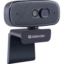 Веб-камера Defender G-Lens 2695 FullHD 2K 1520p, 2592 x 1520, 4 x цифровое увеличение, 30 к/с, встроенный микрофон, USB 2.0,  кабель 2 м, черная