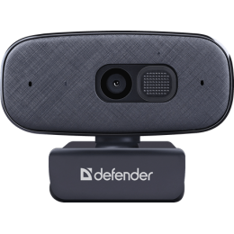 Веб-камера Defender G-Lens 2695 FullHD 2K 1520p, 2592 x 1520, 4 x цифровое увеличение, 30 к/с, встроенный микрофон, USB 2.0,  кабель 2 м, черная