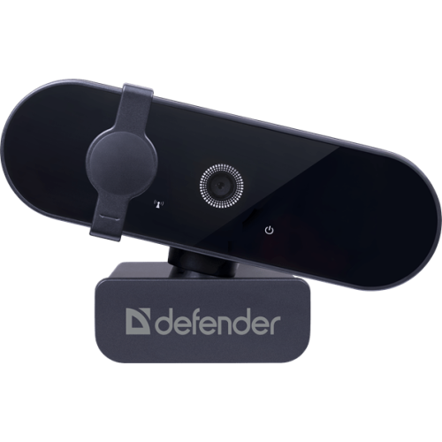Веб-камера Defender G-Lens 2580 FullHD, 2 Мп, 1920 x 1080, 30 к/с, встроенный микрофон, USB 2.0, кабель 1.5 м, черная