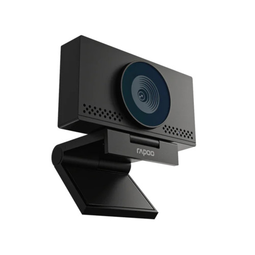 Веб-Камера, Rapoo, C500AF, USB 2.0, 1080*720/1440*2160, 4K, Автофокус, USB 2.0, Микрофон, Крепление: зажим, Камера с защитной крышкой, Чёрный