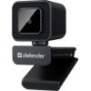 Веб-камера Defender G-Lens 2596 QHD,12 Мп, 3840 x 2160, 30 к/с, втроенный микрофон, USB 2.0, кабель 1.5 м, черная