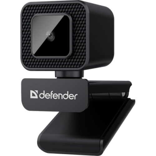 Веб-камера Defender G-Lens 2596 QHD,12 Мп, 3840 x 2160, 30 к/с, втроенный микрофон, USB 2.0, кабель 1.5 м, черная